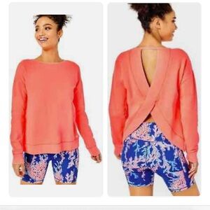 Lilly Pulitzer Biscaya Coral Pullover
